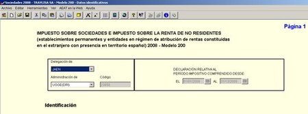 Impuesto de sociedades 2008: descarga del programa de ayuda de la AEAT