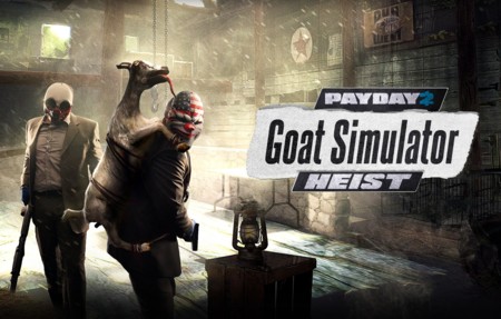 El nuevo DLC de Payday 2 es... ¿Un crossover con Goat Simulator?