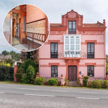 Sale a la venta una histórica casa asturiana con suelos diseñados por Gaudí: una villa de 1921 con tres plantas por menos de 300.000 euros 