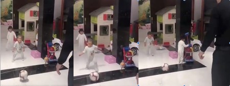 El vídeo de Ronaldo jugando con sus mellizos que reaviva el debate sobre los estereotipos de género
