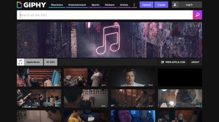 Apple abre canal oficial en GIPHY para anunciar contenido exclusivo de Apple Music