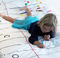 ¡A pintar el edredón! 