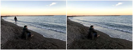 左が前、右が後。もう少し忍耐と献身的な努力があれば、目に見える欠陥は取り除くことができます。