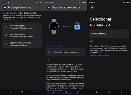 Dispositivos de confianza