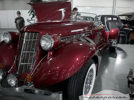 1935 Auburn 851 SC Boattail Speedster en el Antic Auto Alicante 2008