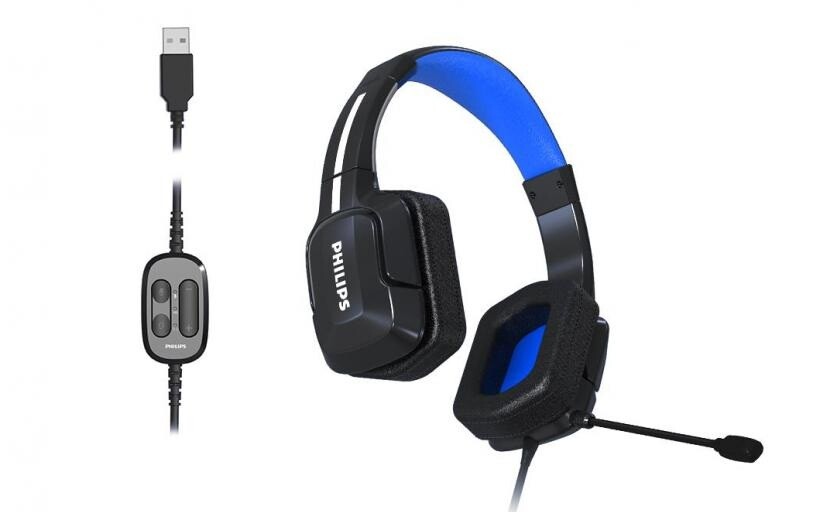 Philips se estrena en el mundo de los auriculares gaming con el TAGH401BL, un modelo con audio envolvente 7.1 cortesía de Dirac