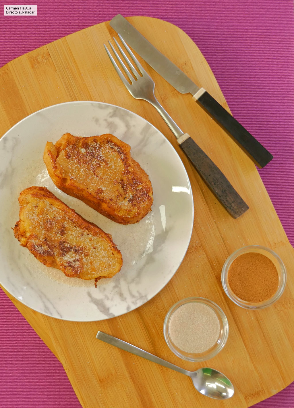 Receta tradicional de torrijas de vino