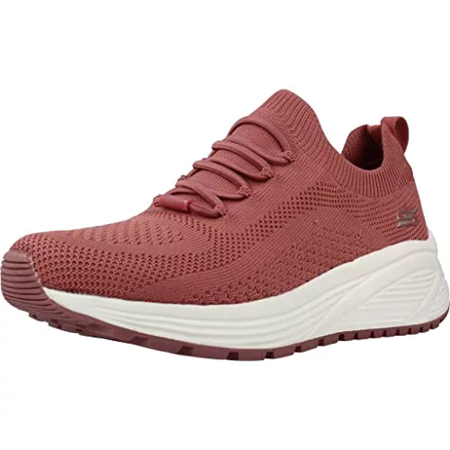 Skechers BOBS SPARROW 2.0 ALLEGIANCE CREW, Zapatillas para Mujer, Rose Engineered Knit, 37 EU