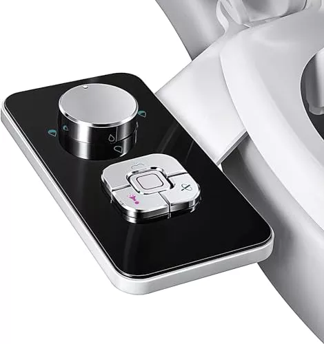 SAMODRA Accesorio no eléctrico para bidé con boquillas dobles retráctiles