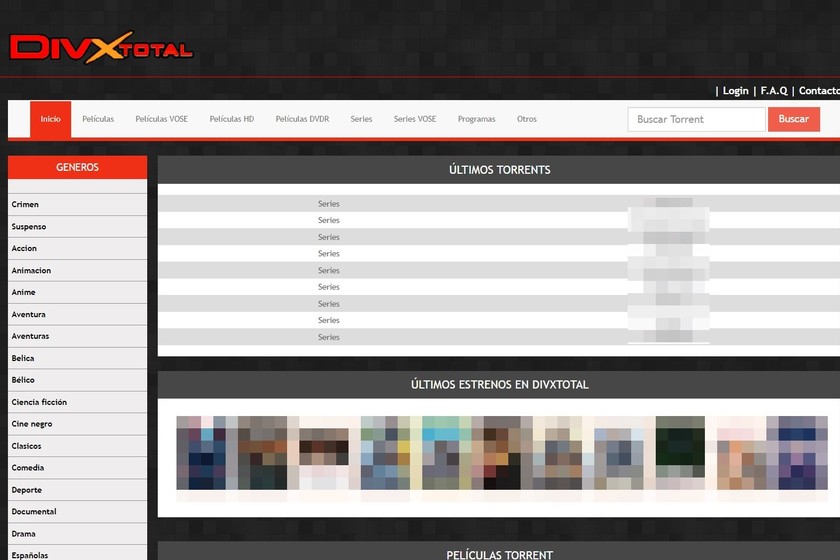 8 meses después de la Operación Cascada, DivxTotaL sigue vivo: varias webs continúan difundiendo contenido con la misma marca