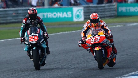 Quartararo Marquez Tailandia Motogp 2019