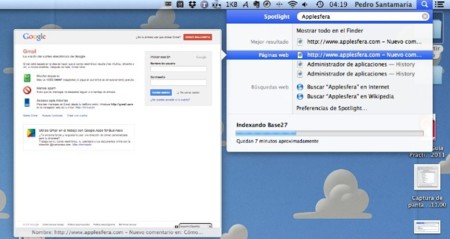 Spotlight atajo teclado