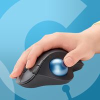 Este ratón hará más llevaderas tus sesiones de trabajo y te costará muy poco: Logitech Ergo M575 por 34,99 euros en Amazon