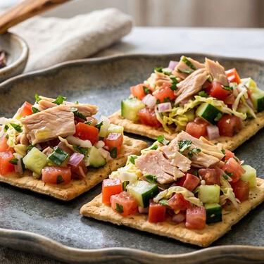 Nadie creerá que este salpicón está hecho con salmón de lata: es fresco, delicioso y muy fácil
 