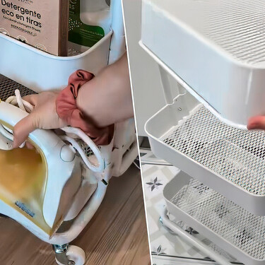 El carrito más vendido de Ikea se convierte en un mini centro de planchado con ruedas ideal para pisos pequeños  