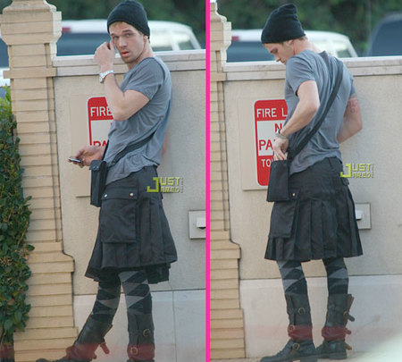 Cam Gigandet usa falda