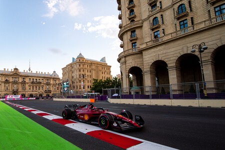 Leclerc Baku F1 2022