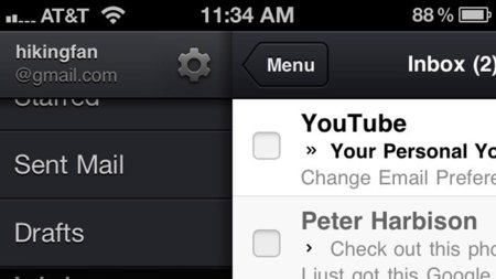 La aplicación de Gmail para iOS recibe una ligera actualización