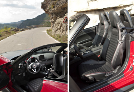 Abarth 124 spider interior