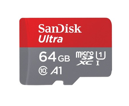Tarjeta de memoria MicroSD Sandisk Ultra de 64GB por sólo 12,25 euros y envío gratis