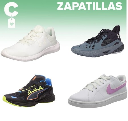 Chollos en tallas sueltas de zapatillas Nike, Under Armour o Puma por menos de 40 euros en Amazon
