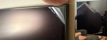 Quiso quitar el acabado mate de su Smart TV y "peló" la pantalla como una fruta: este fue el sorprendente resultado