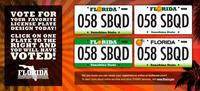 ¿Has votado ya el diseño de la matrícula de Florida?