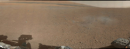 El robot Curiosity envía la primera panorámica del cráter Gale