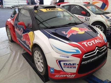Sébastien Loeb prueba su nuevo Citroën DS3 RX para el Europeo de RallyCross