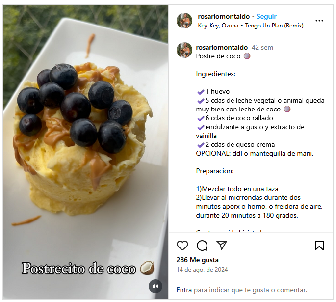 El postre rico en proteínas y sin azúcar que puedes preparar en sólo 2 ...