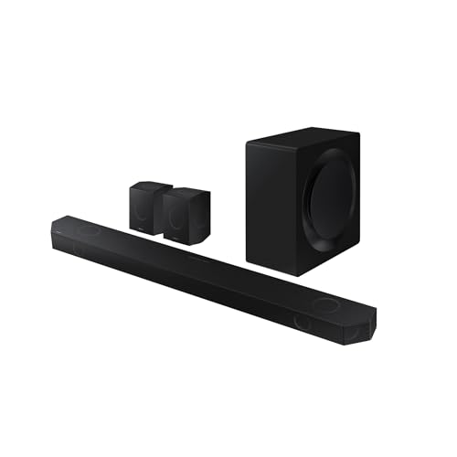 SAMSUNG Barra de Sonido HW-Q990D/ZF 2024 - Dolby Atmos inalámbrico, Q-Symphony,11.1.4 Canales, SpaceFit Sound Pro y Compatible con asistentes de Voz