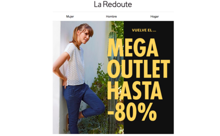 Vuelve el Mega Outlet de La Redoute con descuentos de hasta el 80%