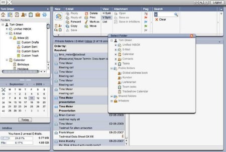 Contactos Open Xchange