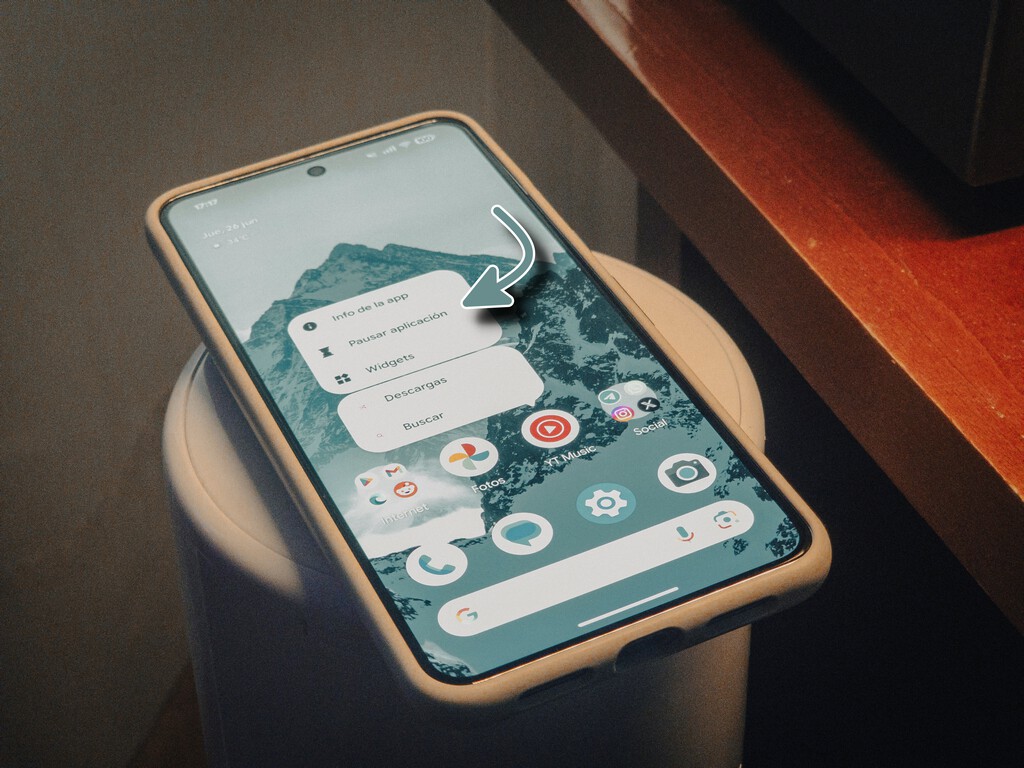 Mi Android tiene un botón de pausa para las apps que más distraen. Cuando estoy harto, es mejor alternativa que desinstalarlas