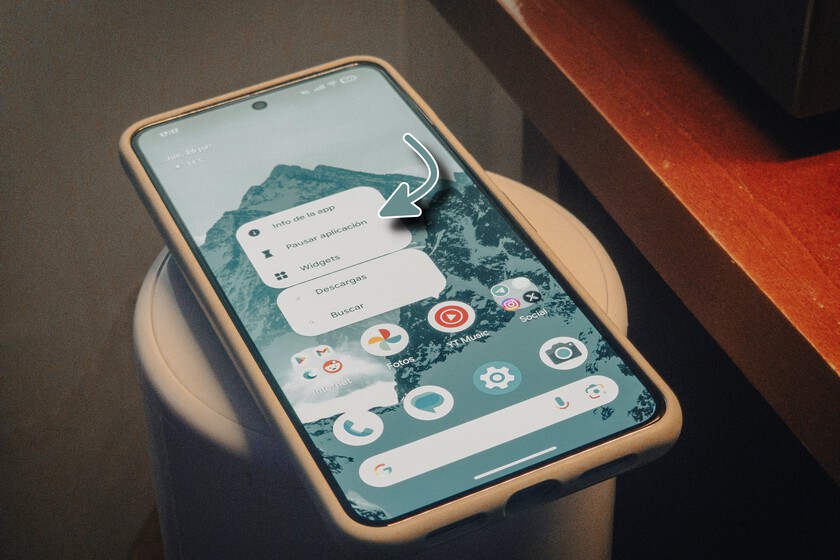 Mi Android tiene un botón de pausa para las apps que más distraen. Cuando estoy harto, es mejor alternativa que desinstalarlas