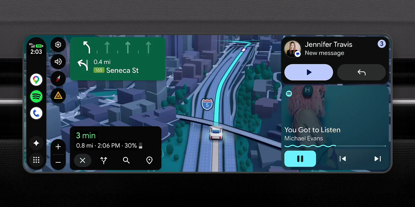 Android Auto se actualiza con su mayor rediseño en años, YouTube en la ...
