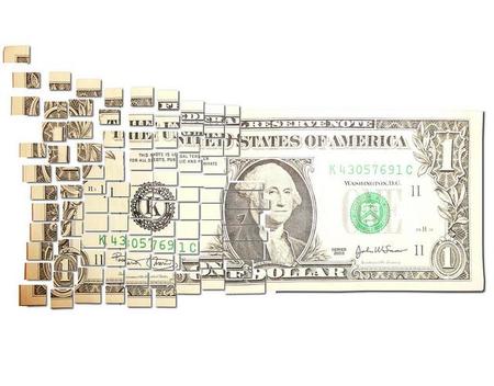 Mark Wagner hace arte con un dólar