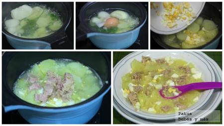 Patatas Caldosas Con Atun Bebes Y Mas