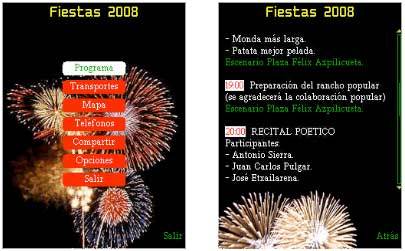Una aplicación para llevar el programa de las fiestas en el móvil