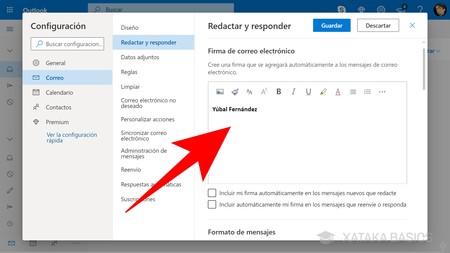 Cómo configurar y agregar una firma en Outlook