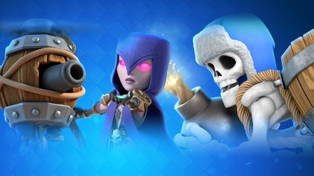 Clash Royale mejora a la Bruja y ataca a la Máquina voladora y la Montacarneros 