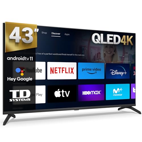 TD Systems - Smart TV 43 Pulgadas QLED 4K