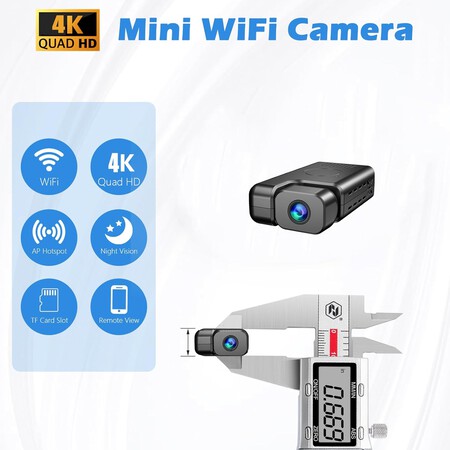 Mini Camara Espia 4k