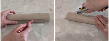 No lo sabía, pero si reutilizamos el rollo del papel de cocina, podemos crear un dispensador de bolsas 