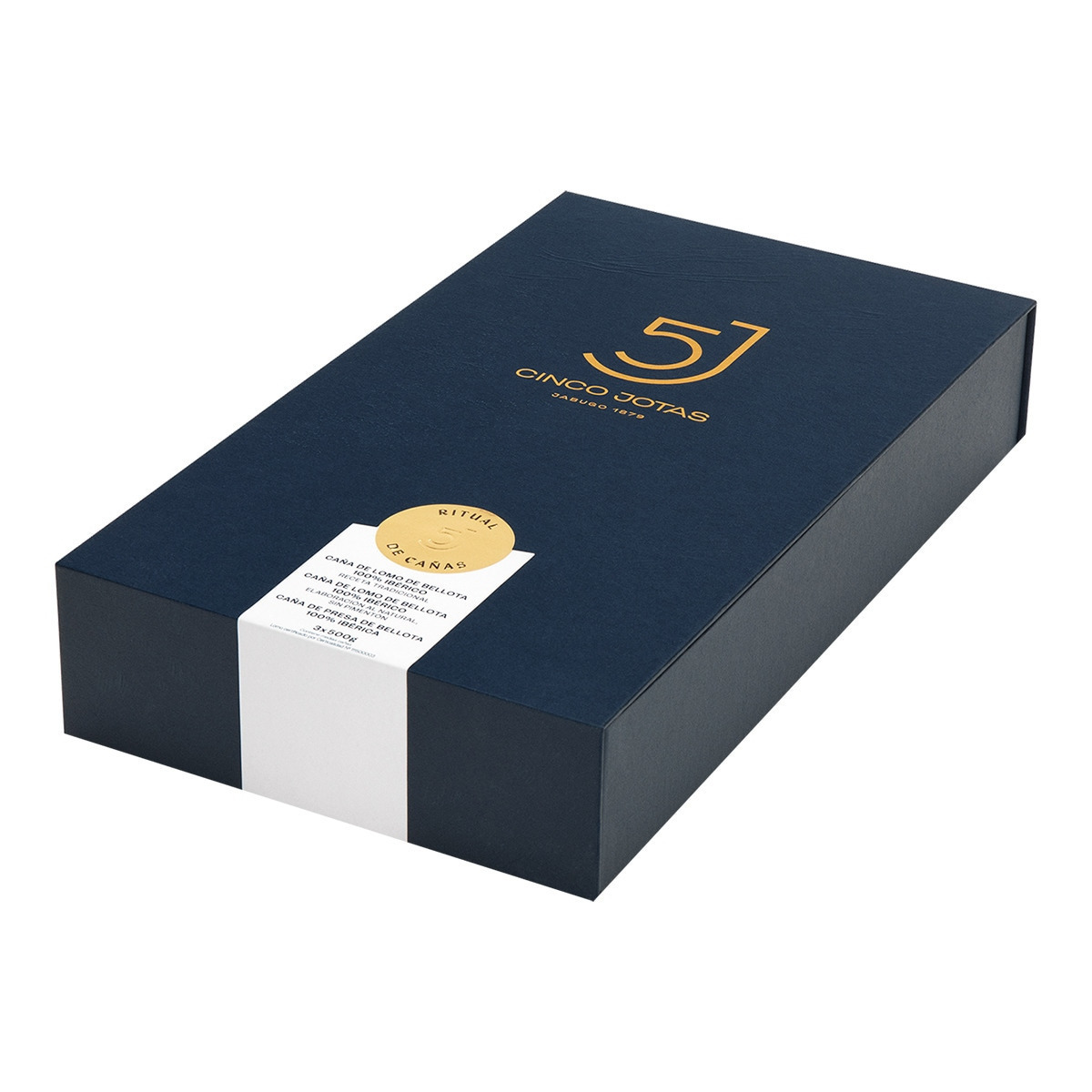 Cinco Jotas - Estuche de medias cañas de lomo variadas
