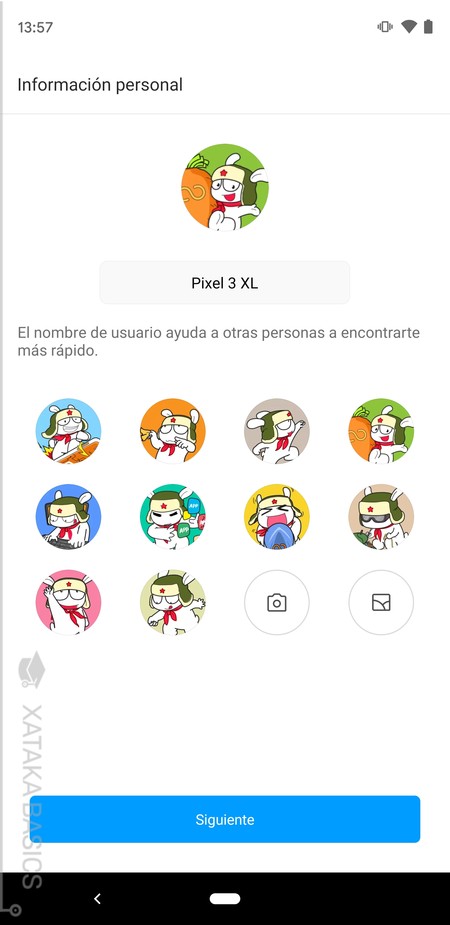 Configura Perfil