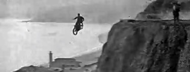 En 1927 este hombre fue el primero en tirarse en paracaídas con una moto sin matarse (pero casi)