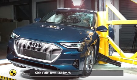 Los últimos coches eléctricos que ha estrellado Euro NCAP: del coche chino más seguro que el Porsche Taycan al Audi e-tron