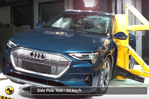 Los últimos coches eléctricos que ha estrellado Euro NCAP: del coche chino más seguro que el Porsche Taycan al Audi e-tron