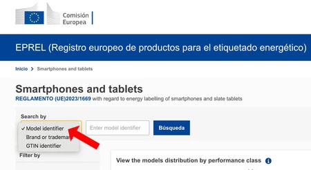 Etiqueta Energetica Smartphone